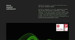 Desktop Screenshot of acoustic-cartography.com
